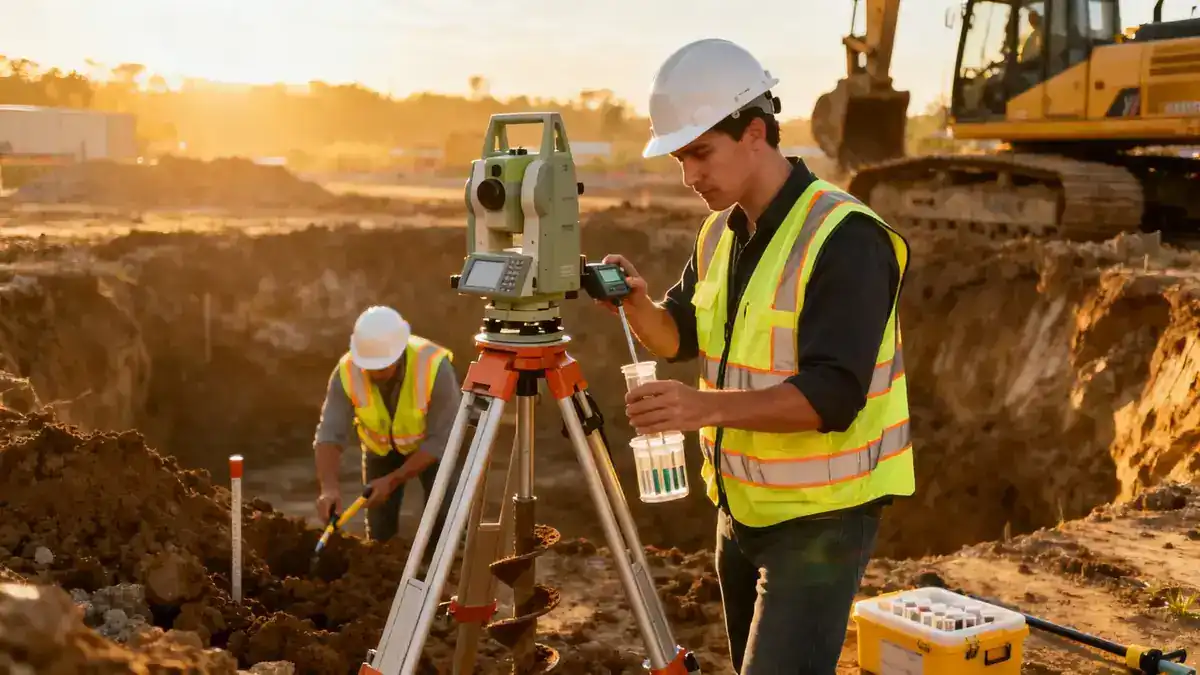 Geotechnical work in Saint Jerome